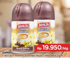 Promo Harga DAHLIA Freshgo Matic Royal Coffe 225 ml - TIP TOP