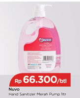 Promo Harga NUVO Hand Sanitizer Merah 1000 ml - TIP TOP