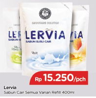 Promo Harga LERVIA Shower Cream All Variants 400 ml - TIP TOP