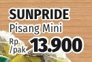 Promo Harga SUNPRIDE Mini Banana - Lotte Grosir