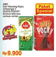Promo Harga ABC Abc Sari Kacang Hijau/Glico Pocky Stick - Indomaret