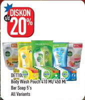 Promo Harga DETTOL DETTOL Body Wash 410ml/450ml/Bar Soap - Hypermart