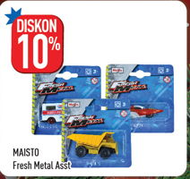 Promo Harga MAISTO Fresh Metal Asst - Hypermart