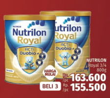Promo Harga NUTRILON Royal 3/4 800g - LotteMart