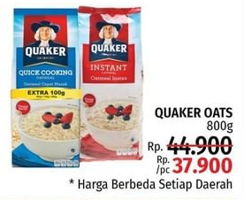 Promo Harga Quaker Oatmeal Terbaru Katalog Lottemart Hemat Id