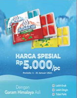 Promo Harga KIS Himalaya Salt - Alfamidi