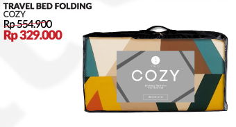 Promo Harga KN Knuts Cozy Travel Bed Folding Matrass - Courts