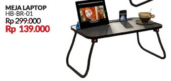 Promo Harga COURTS Meja Laptop HB-BR-01 - Courts