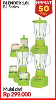 Promo Harga MIYAKO Blender BL Series - Courts