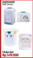 Promo Harga MIYAKO Dispenser WD Series - Courts