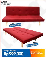 Promo Harga GABY Sofa Bed - Courts