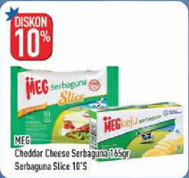 Promo Harga MEG MEG Keju Serbaguna Slice/Keju Serbaguna - Hypermart