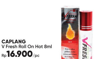 Promo Harga CAP LANG VFresh Aromatherapy Hot 8 ml - Guardian