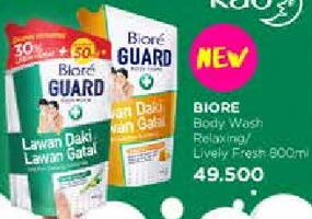 Promo Harga BIORE Body Wash Relaxing/ Lively Refresh 800ml - Watsons