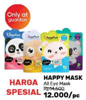 Promo Harga HAPPY MASK Eye Mask All Variants - Guardian