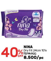 Promo Harga BAGUS NINA Dry Fit 24cm 10 pcs - Guardian
