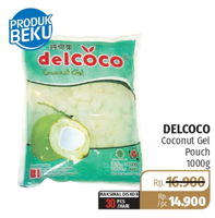 Promo Harga DELCOCO Coconut Gel 1 kg - Lotte Grosir