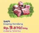 Promo Harga Daging Rendang Sapi per 100 gr - Yogya