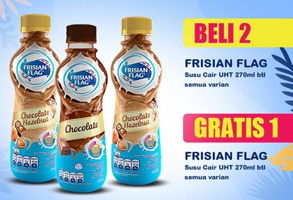 Promo Harga FRISIAN FLAG Susu UHT Botol All Variants 270 ml - Indomaret