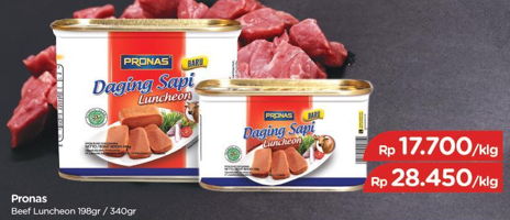Promo Harga PRONAS Daging Sapi Luncheon 340 gr - TIP TOP