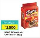 Promo Harga BENG-BENG Drink per 4 sachet 30 gr - Alfamart