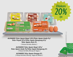 Promo Harga ALFAMIDI ALFAMIDI Telur - Alfamidi