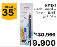 Promo Harga JOYKO Pencil Mekanik MP 03A - Giant