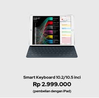 Promo Harga APPLE Smart Keyboard 10.2 Inch, 10.5 Inch - iBox