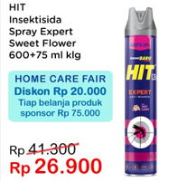 Promo Harga HIT Aerosol Expert Sweet Flower 675 ml - Indomaret