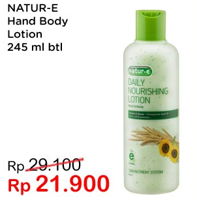 Promo Harga NATUR-E Hand Body Lotion 245 ml - Indomaret