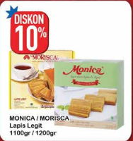 Promo Harga MONICA MONICA/MORISCA Lapis Legit - Hypermart