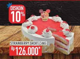 Promo Harga Strawberry Short Cake - Hypermart