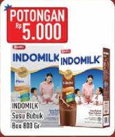 Promo Harga INDOMILK Susu Bubuk 800 gr - Hypermart