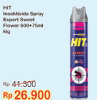 Promo Harga HIT Aerosol Expert Sweet Flower 675 ml - Indomaret