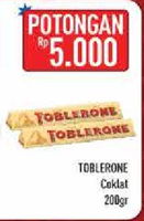 Promo Harga TOBLERONE Chocolate 200 gr - Hypermart
