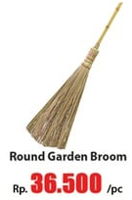 Promo Harga CLEAN MATIC Round Garden Broom - Hari Hari