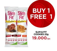 Promo Harga SLIM & FIT Cookies 22 gr - Watsons