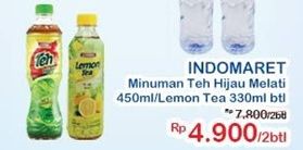 Promo Harga INDOMARET INDOMARET Minuman Teh per 2 botol - Indomaret
