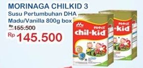 Promo Harga MORINAGA Chil Kid Gold Madu, Vanila 800 gr - Indomaret
