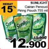 Promo Harga SUNLIGHT Pencuci Piring 755 ml - Giant