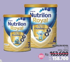 Promo Harga NUTRILON Royal 3/4 800gr/1800gr - LotteMart