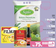 Promo Harga Sania Beras Terbaru Minggu Ini | Hemat.id