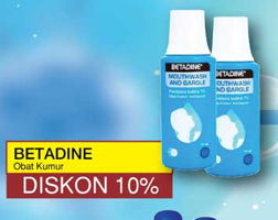 Promo Harga BETADINE Obat Kumur Antiseptik - Yogya