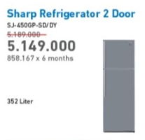 Promo Harga SHARP SJ-450GP-SD - Electronic City