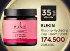 Promo Harga SUKIN Rosehip Hydrating Day Cream 120 ml - Watsons