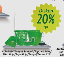 Promo Harga ALFAMIDI Alat Kebersihan - Alfamidi