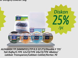 Promo Harga ALFAMIDI ALFAMIDI Tali Rafia/ Double Tape/ Lakban - Alfamidi