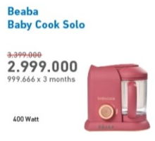 Promo Harga BEABA Babycook Solo - Electronic City