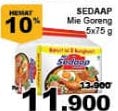 Promo Harga SEDAAP Mie Goreng per 5 pcs 90 gr - Giant