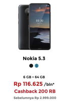 Promo Harga NOKIA 5.3 - Erafone